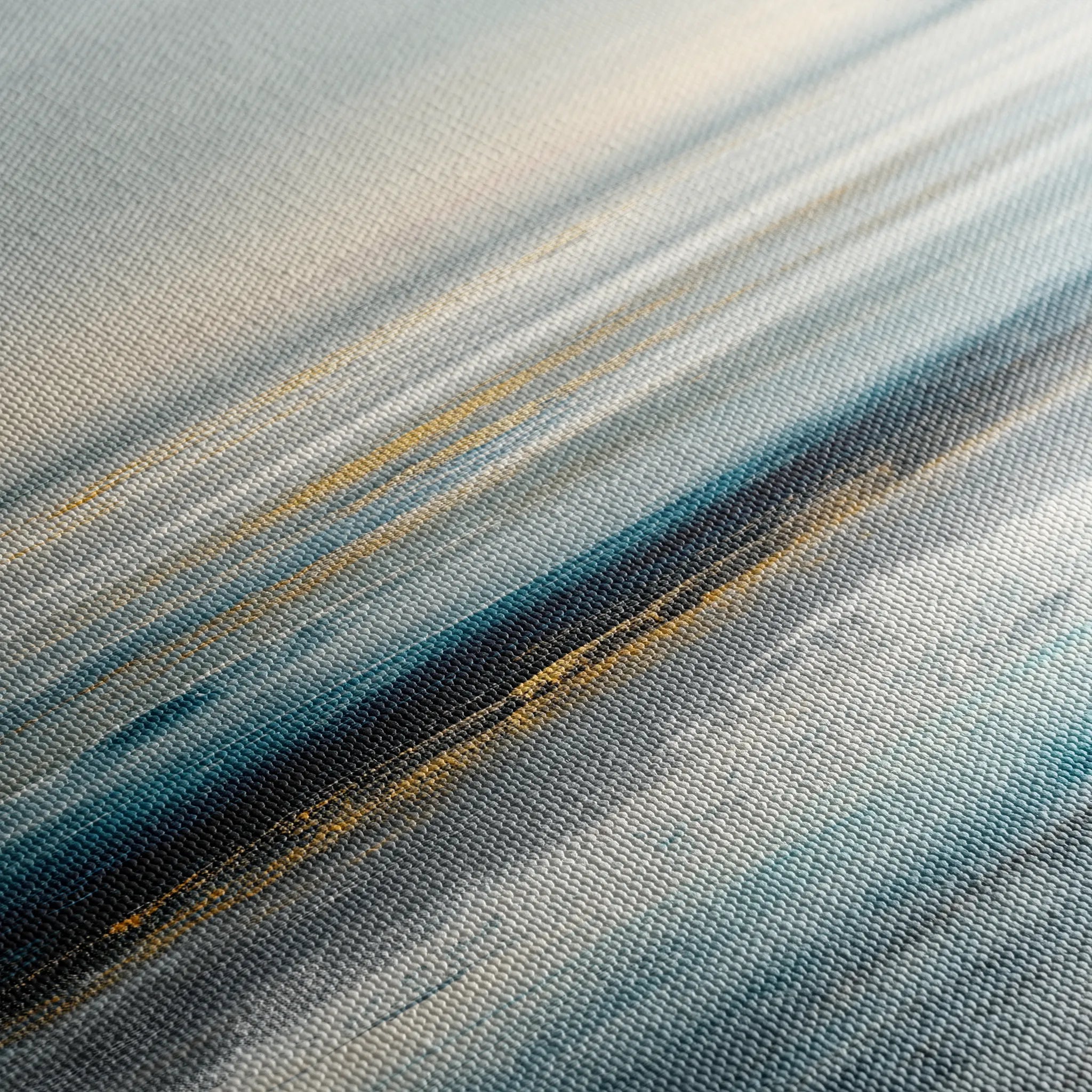 Abstract 1400 Canvas Art 16" x 16" / 40 x 40 cm / Black