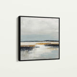 Abstract 1401 Canvas Art 16" x 16" / 40 x 40 cm / Black