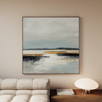 Abstract 1401 Canvas Art 60 x 60 cm / Black