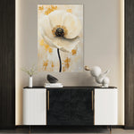 Floral 1401 Canvas Art 18" x 24" / 45 x 60 cm / Black
