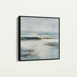 Abstract 1402 Canvas Art 16" x 16" / 40 x 40 cm / Black