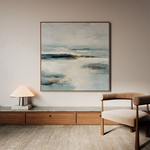Abstract 1402 Canvas Art 60 x 60 cm / Black