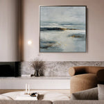 Abstract 1402 Canvas Art 60 x 60 cm / Black