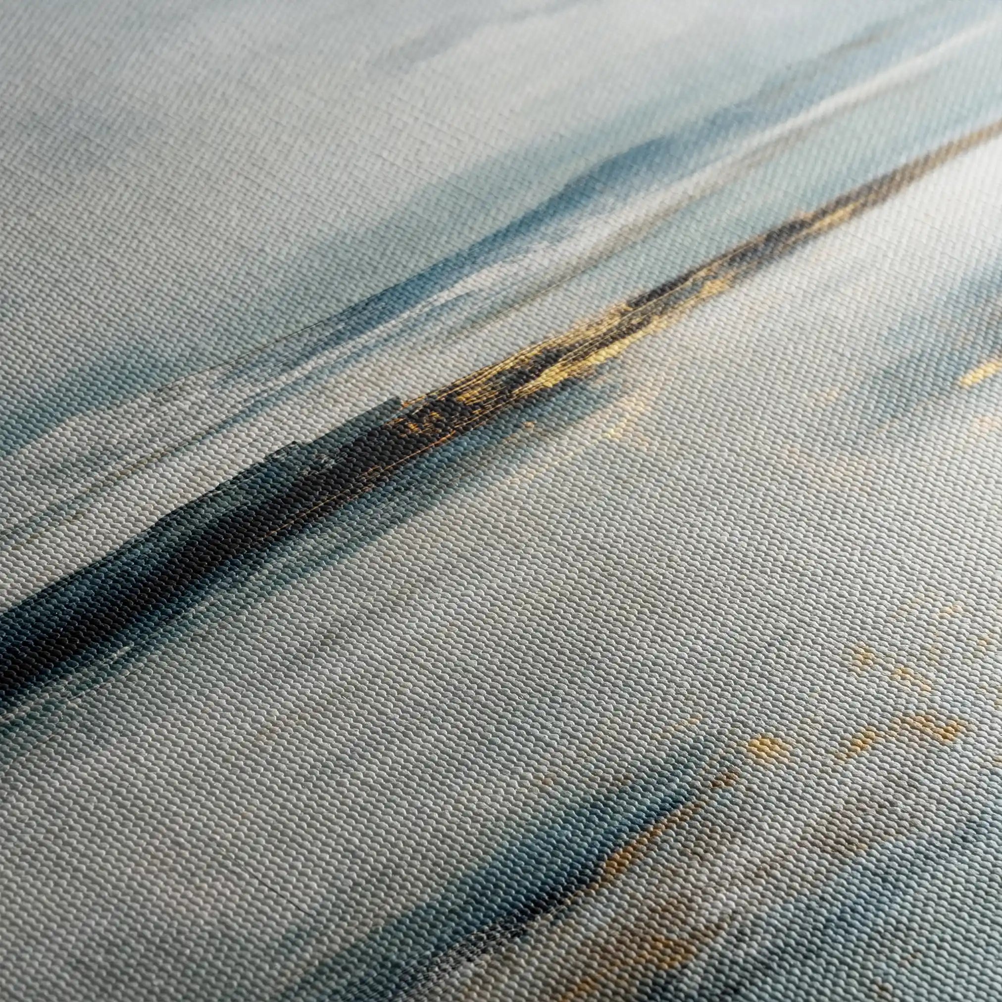Abstract 1402 Canvas Art 60 x 60 cm / Black