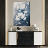 Floral 1402 Canvas Art 18" x 24" / 45 x 60 cm / Black