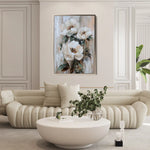 Floral 1403 Canvas Art 60 x 40 cm / Black
