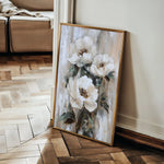 Floral 1403 Canvas Art 60 x 40 cm / Black