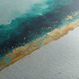 Abstract 1404 Canvas Art 16" x 16" / 40 x 40 cm / Black