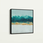 Abstract 1404 Canvas Art 60 x 60 cm / Black