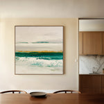 Abstract 1408 Canvas Art 16" x 16" / 40 x 40 cm / Black