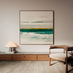 Abstract 1408 Canvas Art 60 x 60 cm / Black
