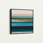 Abstract 1409 Canvas Art 60 x 60 cm / Black