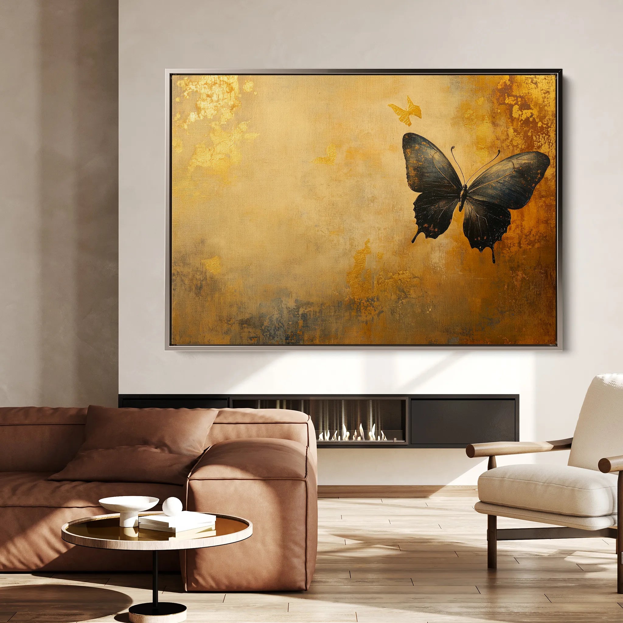 Animals 141 Canvas Art 18" x 24" / 45 x 60 cm / Black