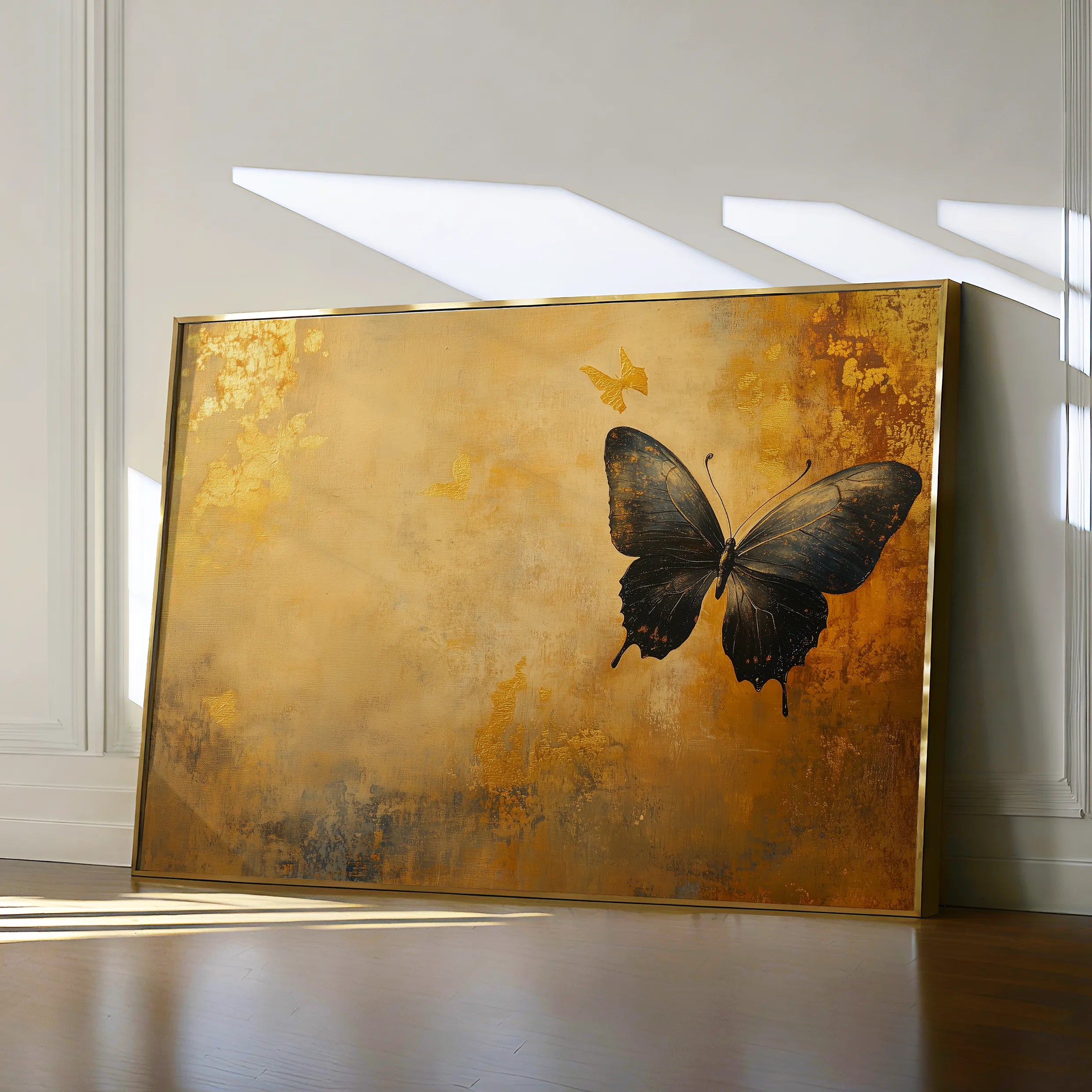 Animals 141 Canvas Art 18" x 24" / 45 x 60 cm / Black