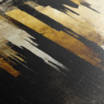 Abstract 141 Canvas Art 60 x 40 cm / Black