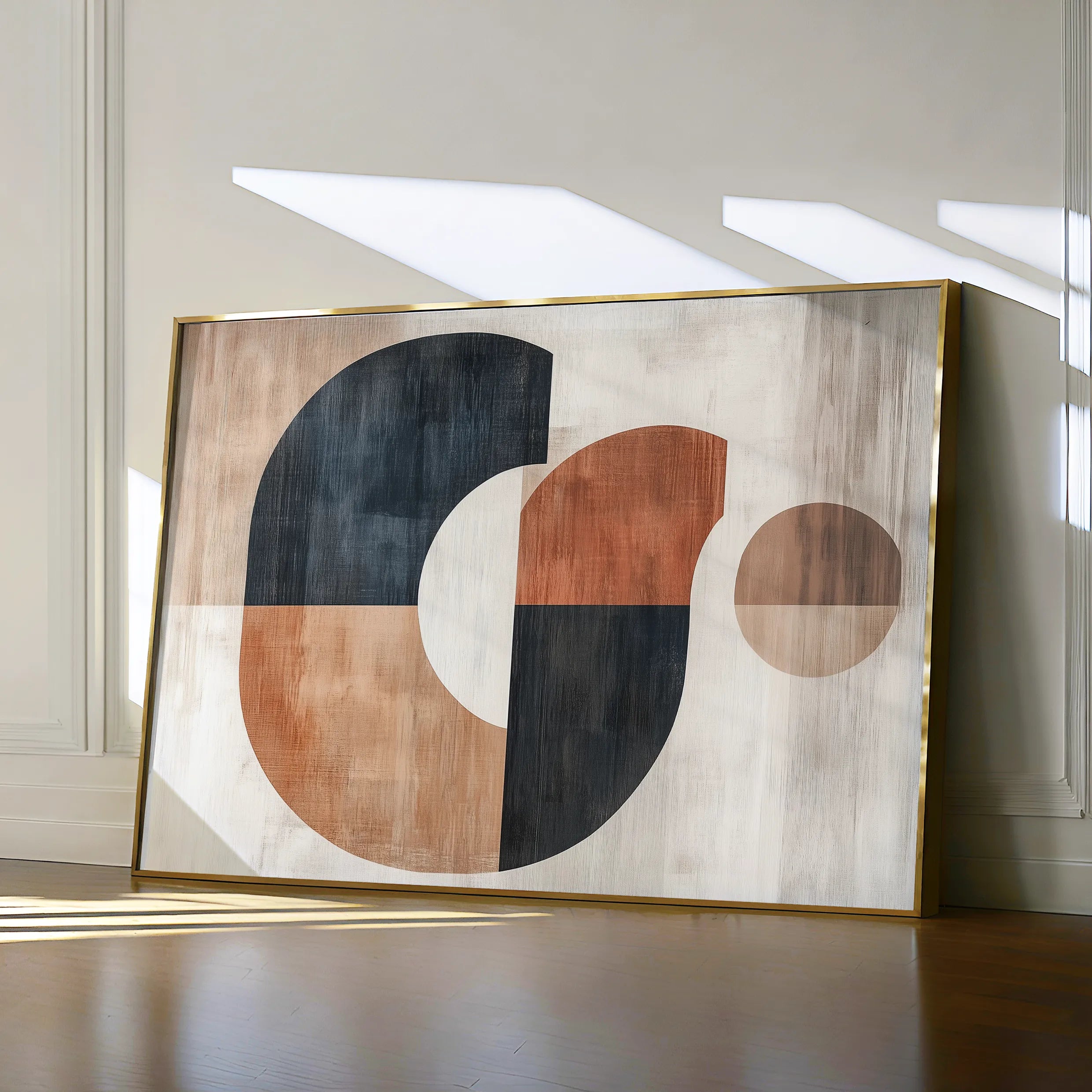 Boho 141 Canvas Art 18" x 24" / 45 x 60 cm / Black