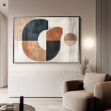 Boho 141 Canvas Art 18" x 24" / 45 x 60 cm / Black