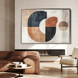 Boho 141 Canvas Art 18" x 24" / 45 x 60 cm / Black