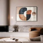 Boho 141 Canvas Art 18" x 24" / 45 x 60 cm / Black