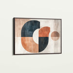 Boho 141 Canvas Art 18" x 24" / 45 x 60 cm / Black