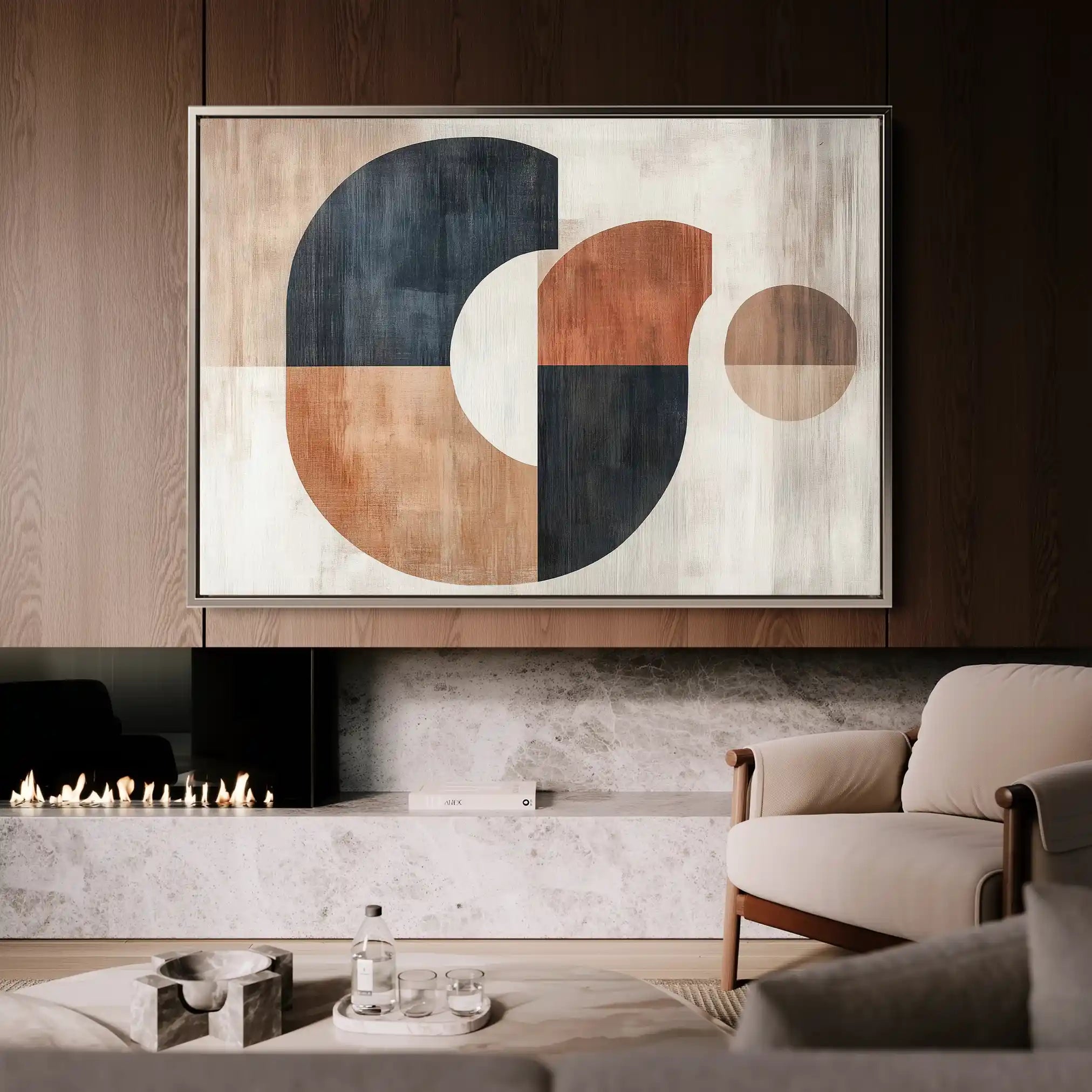 Boho 141 Canvas Art 60 x 40 cm / Black