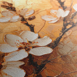 Floral 141 Canvas Art 18" x 24" / 45 x 60 cm / Black