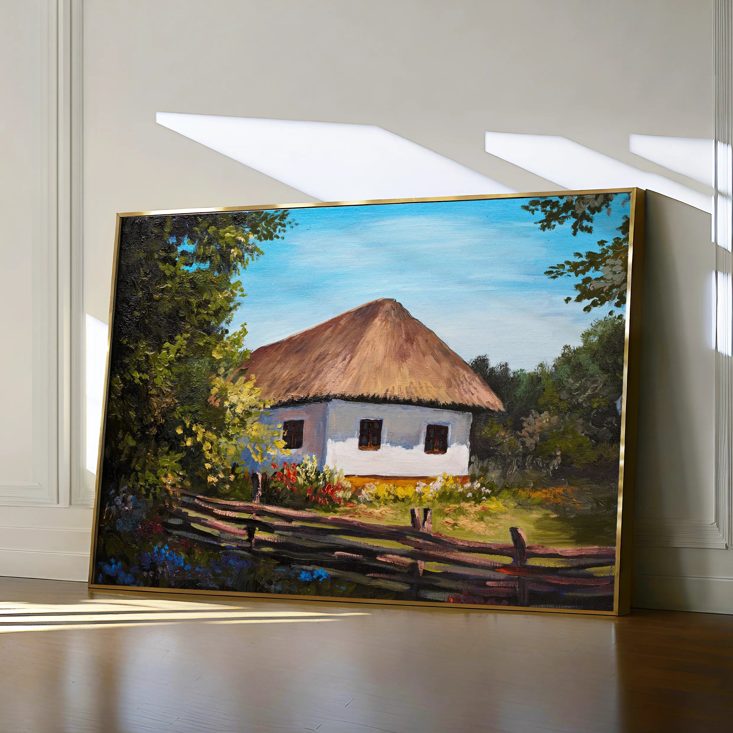 Landscape 141 Canvas Art 18" x 24" / 45 x 60 cm / Black