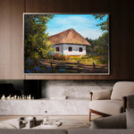 Landscape 141 Canvas Art 18" x 24" / 45 x 60 cm / Black