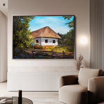 Landscape 141 Canvas Art 18" x 24" / 45 x 60 cm / Black
