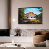 Landscape 141 Canvas Art 18" x 24" / 45 x 60 cm / Black