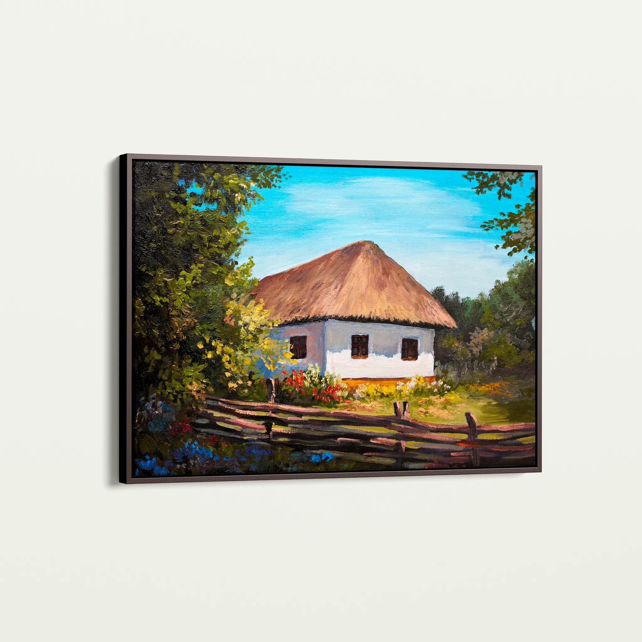 Landscape 141 Canvas Art 18" x 24" / 45 x 60 cm / Black
