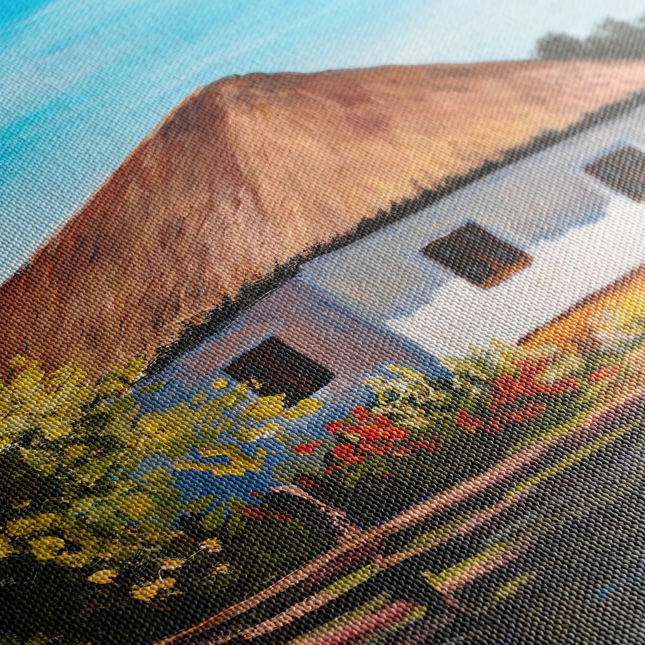 Landscape 141 Canvas Art 18" x 24" / 45 x 60 cm / Black