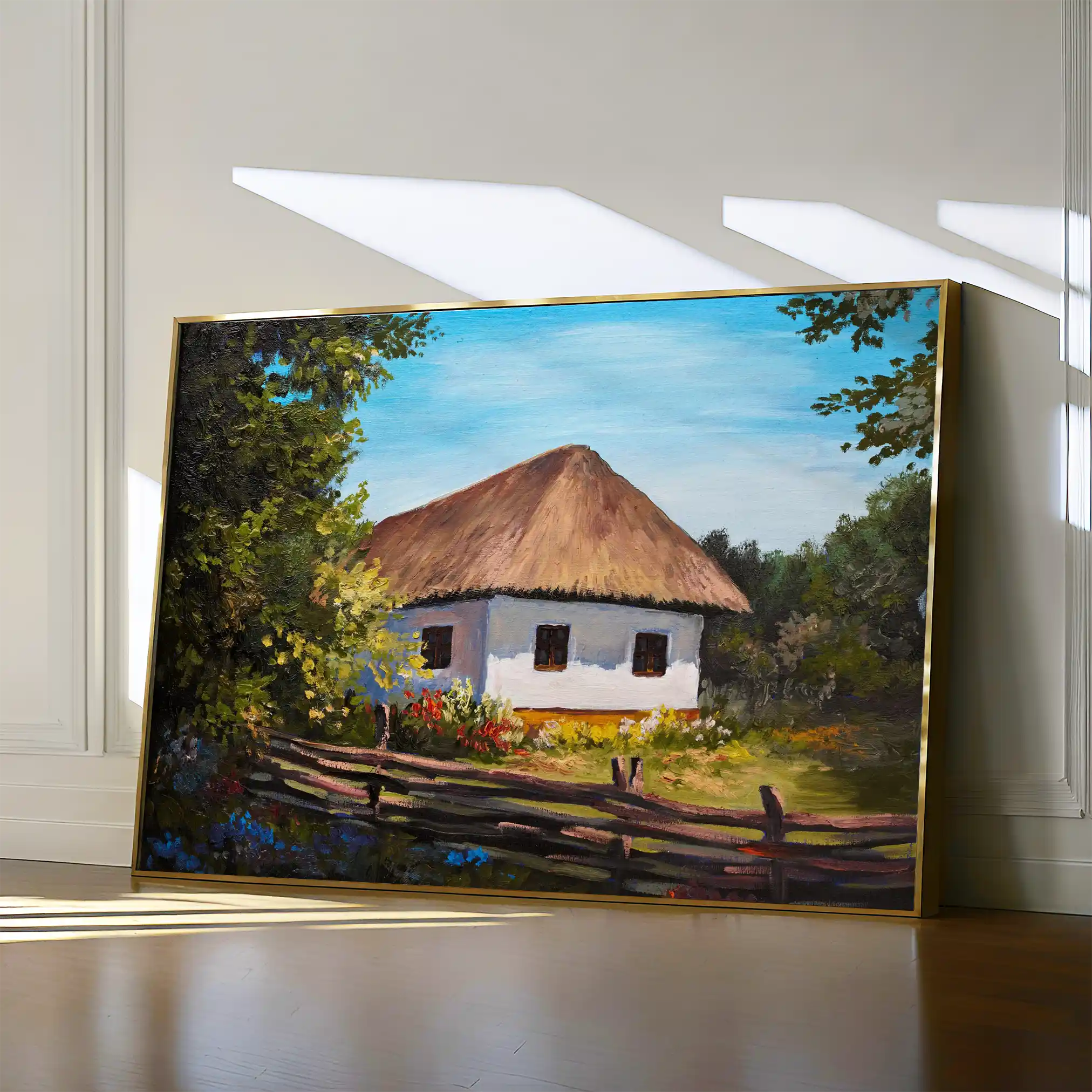 Landscape 141 Canvas Art 60 x 40 cm / Black