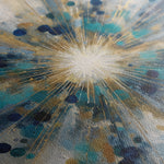 Abstract 1410 Canvas Art 16" x 16" / 40 x 40 cm / Black