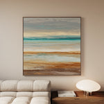 Abstract 1411 Canvas Art 16" x 16" / 40 x 40 cm / Black