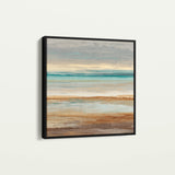 Abstract 1411 Canvas Art 16" x 16" / 40 x 40 cm / Black