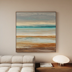 Abstract 1411 Canvas Art 60 x 60 cm / Black