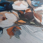 Floral 1411 Canvas Art 18" x 24" / 45 x 60 cm / Black