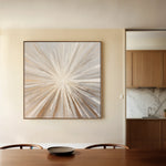 Abstract 1412 Canvas Art 16" x 16" / 40 x 40 cm / Black