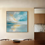 Abstract 1415 Canvas Art 16" x 16" / 40 x 40 cm / Black