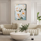 Floral 1416 Canvas Art 18" x 24" / 45 x 60 cm / Black