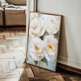 Floral 1416 Canvas Art 18" x 24" / 45 x 60 cm / Black