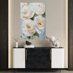 Floral 1416 Canvas Art 60 x 40 cm / Black