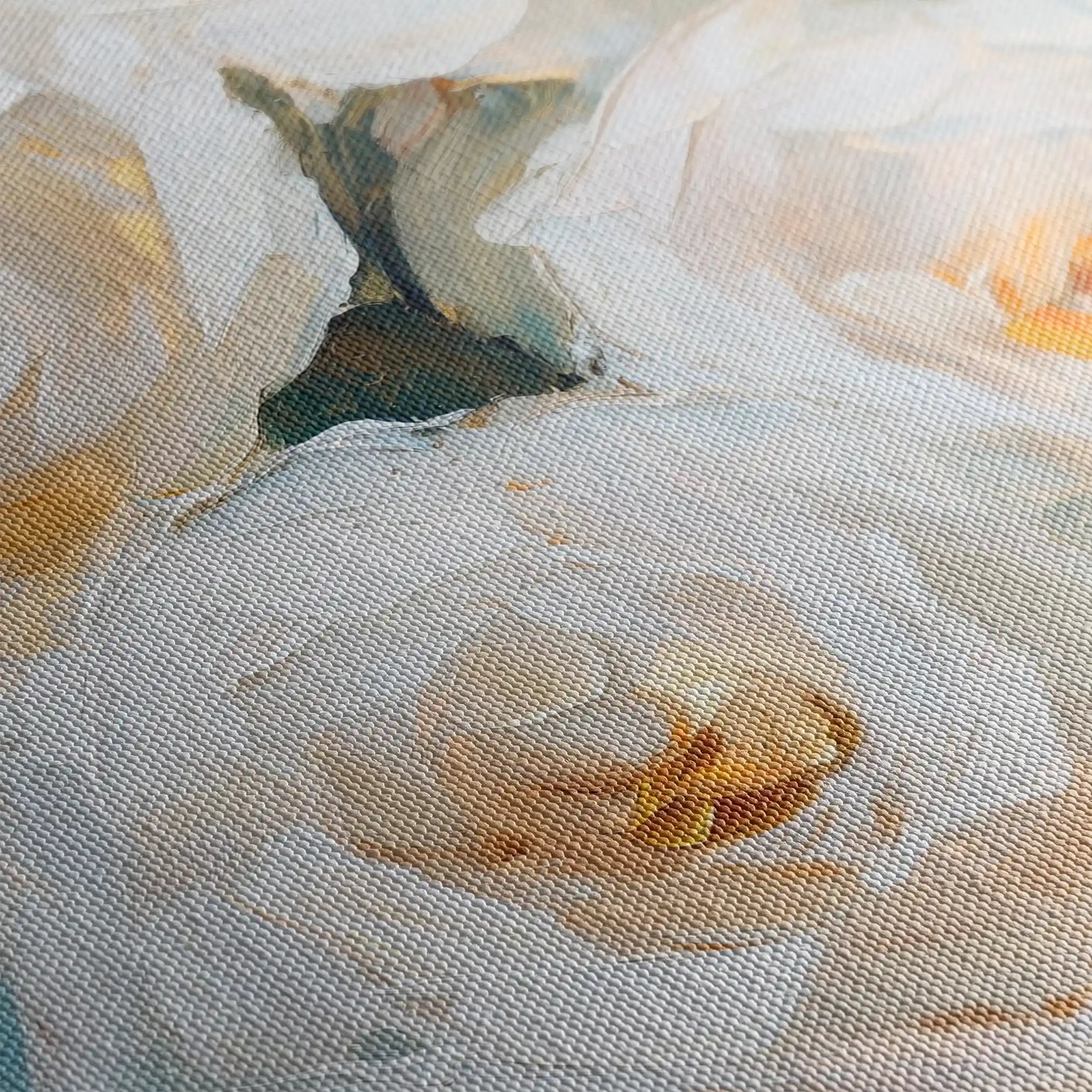 Floral 1416 Canvas Art 60 x 40 cm / Black