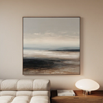 Abstract 1417 Canvas Art 60 x 60 cm / Black