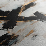 Abstract 1418 Canvas Art 16" x 16" / 40 x 40 cm / Black