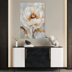 Floral 1418 Canvas Art 18" x 24" / 45 x 60 cm / Black