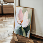 Floral 1419 Canvas Art 18" x 24" / 45 x 60 cm / Black