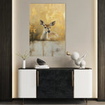 Animals 142 Canvas Art 18" x 24" / 45 x 60 cm / Black