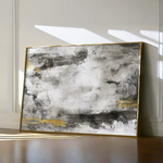 Abstract 142 Canvas Art 60 x 40 cm / Black
